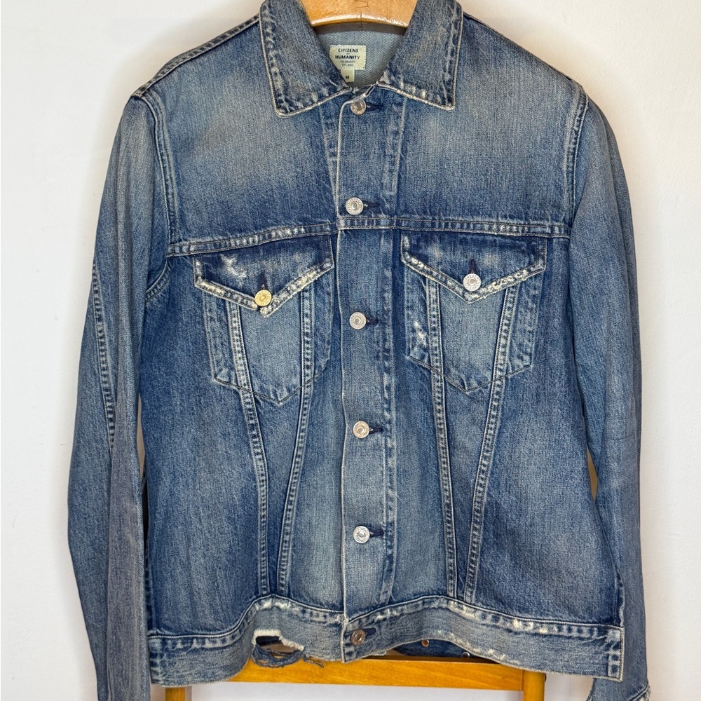 Citizens Of Humanity Classic Blue Denim Jacket